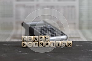 Stock market crash scenarios