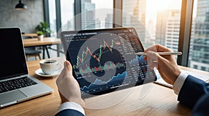 Stock Market Data Analysis With Tablet