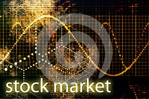 Stock Market Declining photo