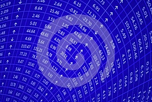 Stock market display
