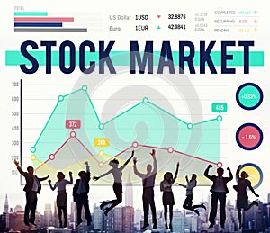 Stock Market Economy Finance Forex Shares Concept