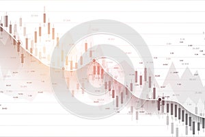 Stock market and exchange. Business Candle stick graph chart of stock market investment trading. Stock market data