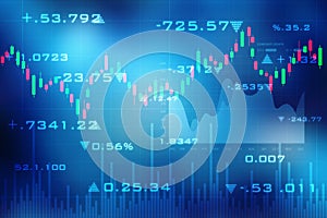 Stock Market Finance Diagram, Business background