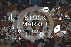 Stock Market Finance Financial Issues Concept