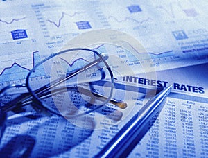 Stock market financial paper