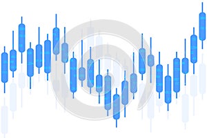 Stock market or forex trading business graph chart for financial investment concept. Business presentation for your