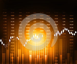 Stock market graphs