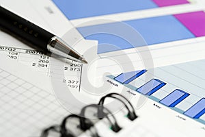 Stock market graphs and accounting