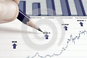 Stock market graphs analysis