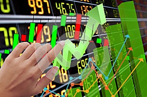 Stock market graphs tools include analysis for professional technical analysis. Concept of fundamental and technical analysis