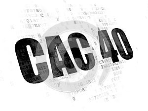 Stock market indexes concept: CAC 40 on Digital background