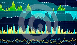 Stock market and other finance themes. Finance data concept