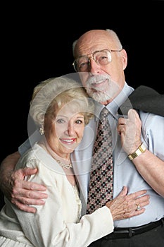 Stock Photo of Affectionate Senior Couple photo