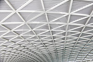 Stock Photo:Curved reinforced steel roof