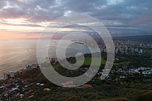 Stock photo Hawaiian sunset