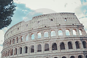 Stock Photo of majestic and great Coliseum