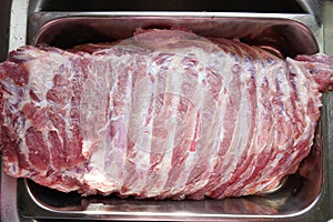 Stock Photo - Pork ribs prepare for ferment