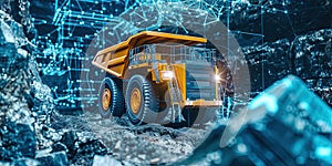 Stock Photo Showcasing Vital Battery Metals And Minerals With Artificial Intelligence Technology