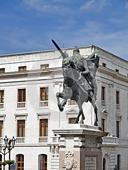 Stock Photo: Statue of el cid