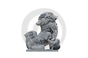 Stock Photo:Stone carving lions