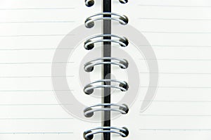 Stock Photo - white paper of notebook