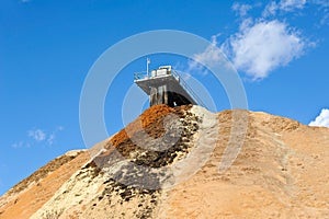 Stock Pile of Saw Dust