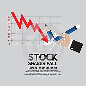 Stock Shares Fall photo