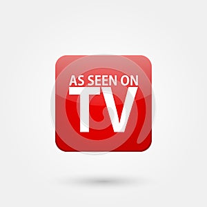 Stock vector as seen on tv 2