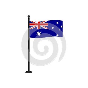 Stock vector australia flag icon 4