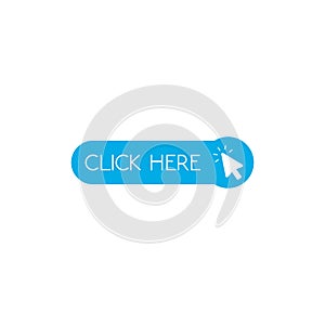 Stock vector button click here illustration 3