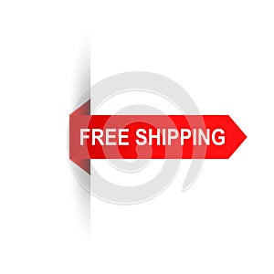 Stock vector free shipping icon 3