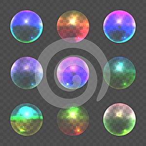 Stock vector illustration color realistic bubble blower isolated on a transparent background. EPS 10