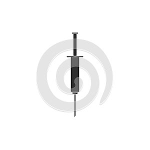 Injection syringe vector icon isolated 5