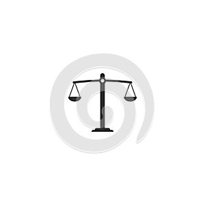 Flat scale vector icon isolated 4 photo