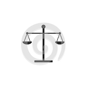 Flat scale vector icon isolated 3 photo