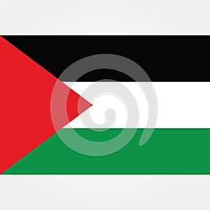 Stock vector palestine gaza flag icon 1