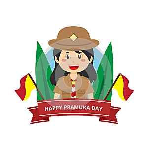 Stock Vector of Pramuka Day