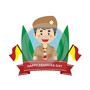 Stock Vector of Pramuka Day