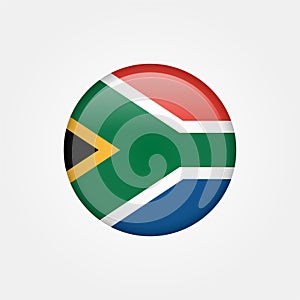 Stock vector south africa flag icon 5