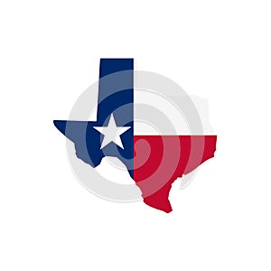 Stock vector texas map icon Vector illustration 1