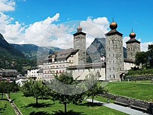 Stockalper Palace in Brig, Switzerland