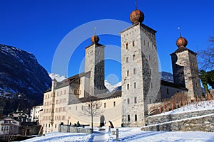 Stockalper Palace in Brig Switzerland