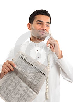 Stockbroker or Businessman on phone