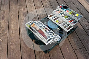 Stocked Fishing Tackle Box