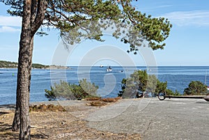 Stockholm archipelago view from Sandhamn photo