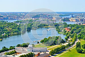 Stockholm bird's-eye view