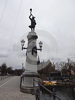 Stockholm is the capital of Sweden, a very beautiful city photo