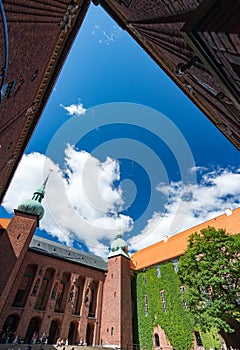 Stockholm city hall in Sweden
