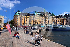 Stockholm city - Nybroplan square