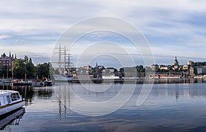 Stockholm daylight skyline